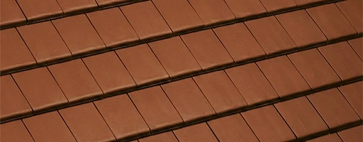 Nelskamp Nibra G 10 Tondachziegel in Rot engobiert – Großflächenziegel für moderne Architektur